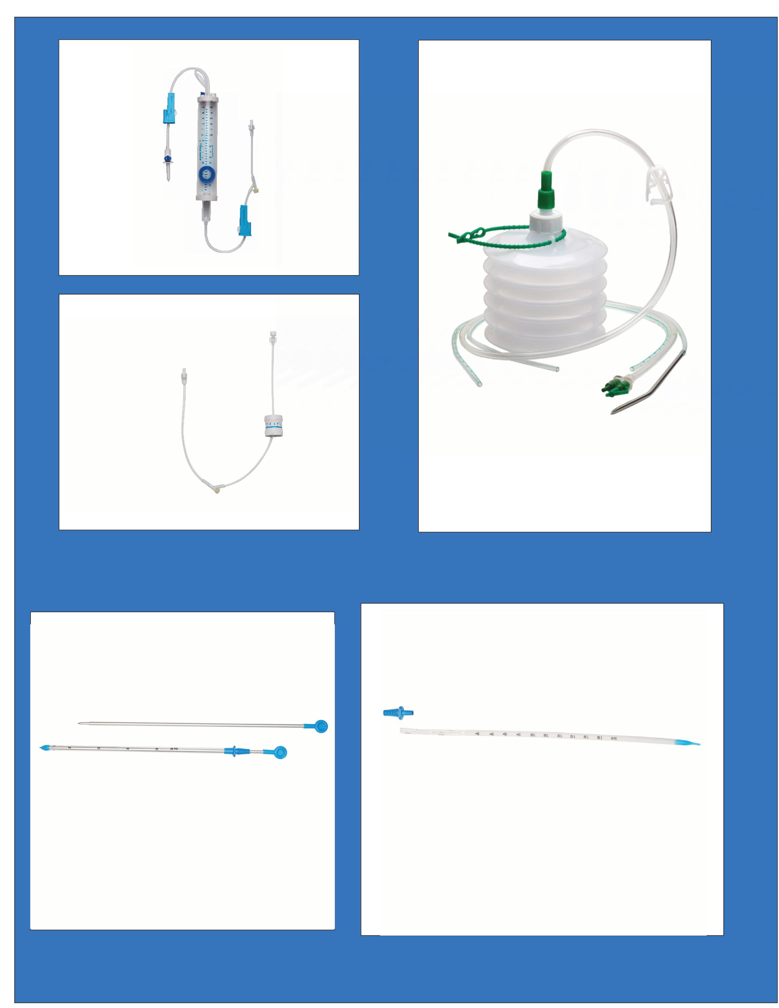 Measured Volume Burette Set, Close Wound Suction, Thoracic Catheter, Extension Tube with Flow Regulator