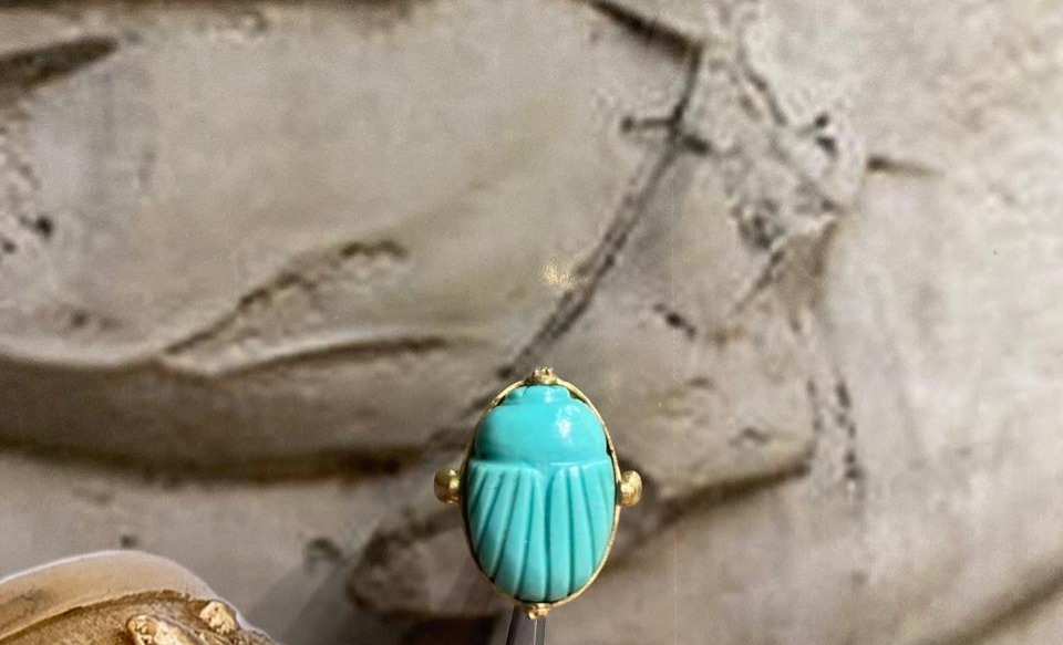 K18 Gold Ring Turquoise